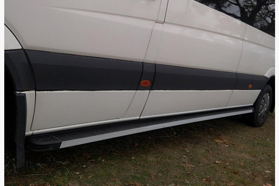 Volkswagen Crafter 2006-2016 Pedane Laterali Maya (2 pz, Alluminio) Foto 5