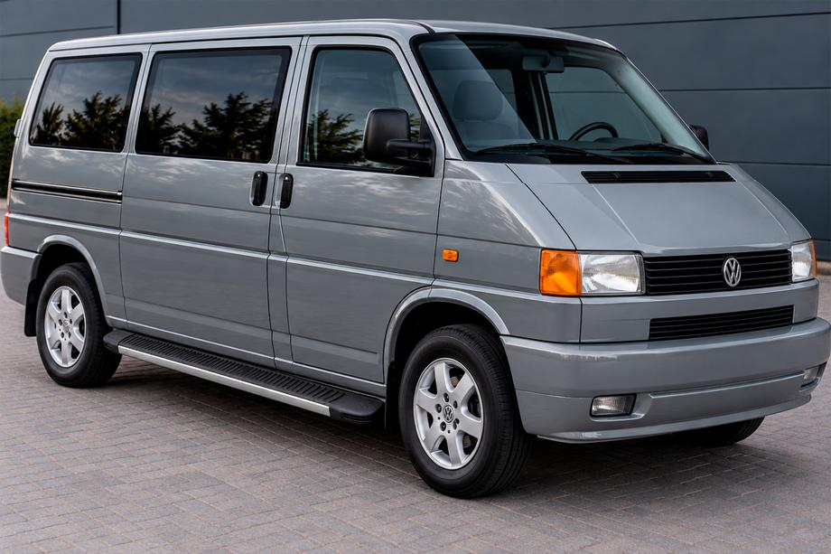 Volkswagen T4 Transporter 1990-2003 Pedane Laterali Maya (2 pz, Alluminio) Image