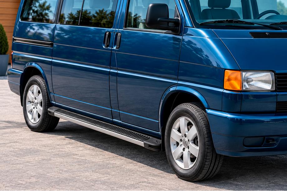 Volkswagen T4 Caravelle/Multivan 1990–2003 Pedane Laterali Maya (2 pz, Alluminio) Foto 1