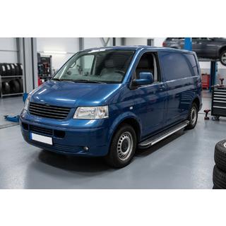 Pedane Laterali Maya (2 pz, Alluminio) Volkswagen T5 Multivan 2003–2010 foto 1