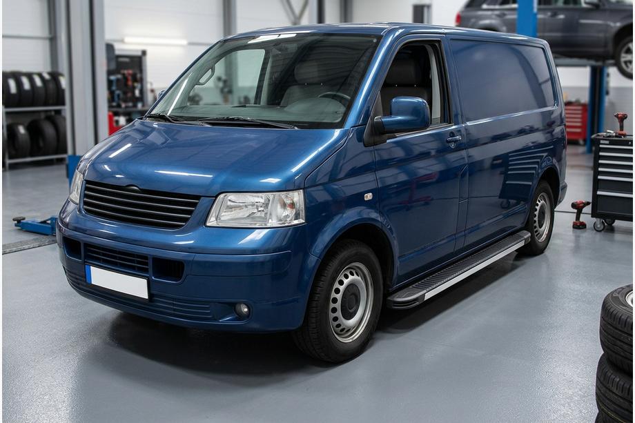 Volkswagen T5 Multivan 2003–2010 Pedane Laterali Maya (2 pz, Alluminio) Image