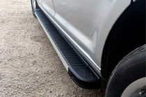 Volkswagen Amarok 2010-2022 Pedane Laterali Maya V1 (2 pz, Alluminio) foto 1