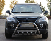 Chevrolet Captiva 2006-2019 Protezione Anteriore WT003 (Acciaio Inox) foto 3