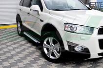 Chevrolet Captiva 2006-2019 Pedane laterali Allmond Grey (2 pz, alluminio) foto 5