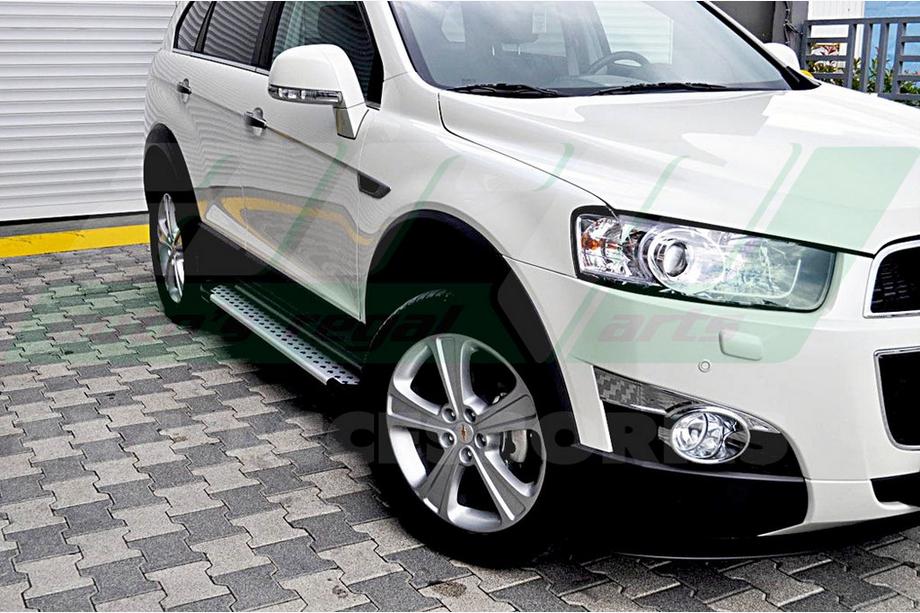 Chevrolet Captiva 2006-2019 Pedane laterali Allmond Grey (2 pz, alluminio) 2006-2015 Foto 5