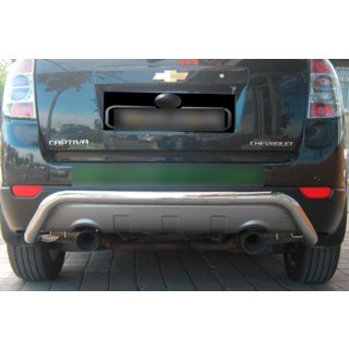 Barra Posteriore AK007 (Acciaio Inox) Chevrolet Captiva 2006-2019 foto 2
