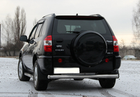 Chery Tiggo 1 2005-2016 Barra Posteriore Inox d60 foto 2