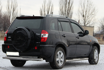 Chery Tiggo 1 2005-2016 Barra Posteriore Inox d60 foto 3