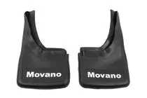 Opel Movano 2004-2010 Paraspruzzi Premium Su Misura con Incavo (2 pz, Gomma) foto 2