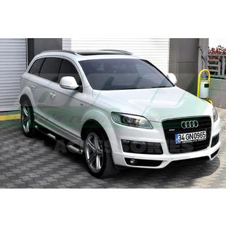 Tubi Laterali (2 pz, Acciaio Inox) Audi Q7 2005-2015 foto 2