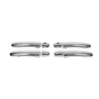 Coperture Maniglie Porta Cromate (4 pz, Acciaio Inox) foto 4