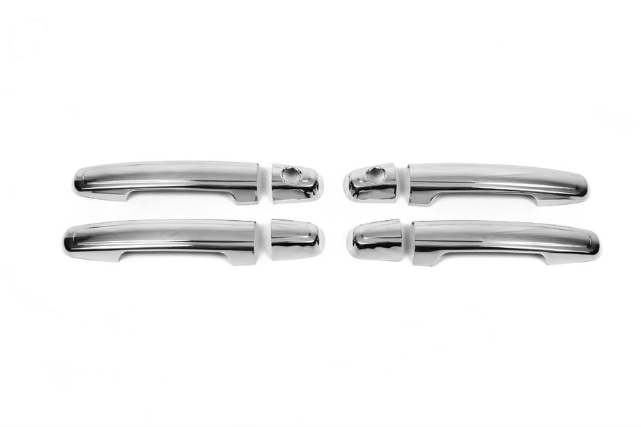 Chery Tiggo 1 2005-2016 Coperture Maniglie Porta Cromate (4 pz, Acciaio Inox) Omsa, Acciaio Inox Italiano Foto 4