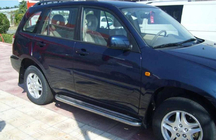 Chery Tiggo 1 2005-2016 Pedane Laterali Premium (2 pz, Acciaio Inox) foto 4