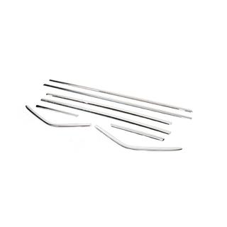 Cornici Finestrini (8 pz, Acciaio Inox) foto 4