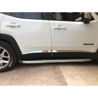 Modanature Porte Acciaio Inox (4 pz) Jeep Renegade 2014- foto 3