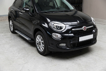Fiat 500X 2014-2024 Pedane Laterali Line (2 pz, Alluminio) foto 1