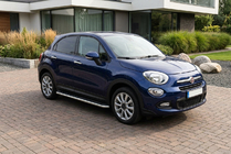 Fiat 500X 2014-2024 Pedane Laterali Maydos V1 (2 pz, Alluminio e Acciaio Inox) foto 1