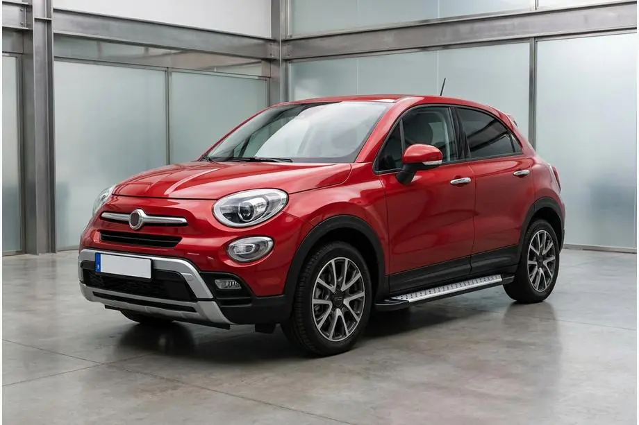 Fiat 500X 2014-2024 Pedane laterali Allmond Grey (2 pz, alluminio) Image