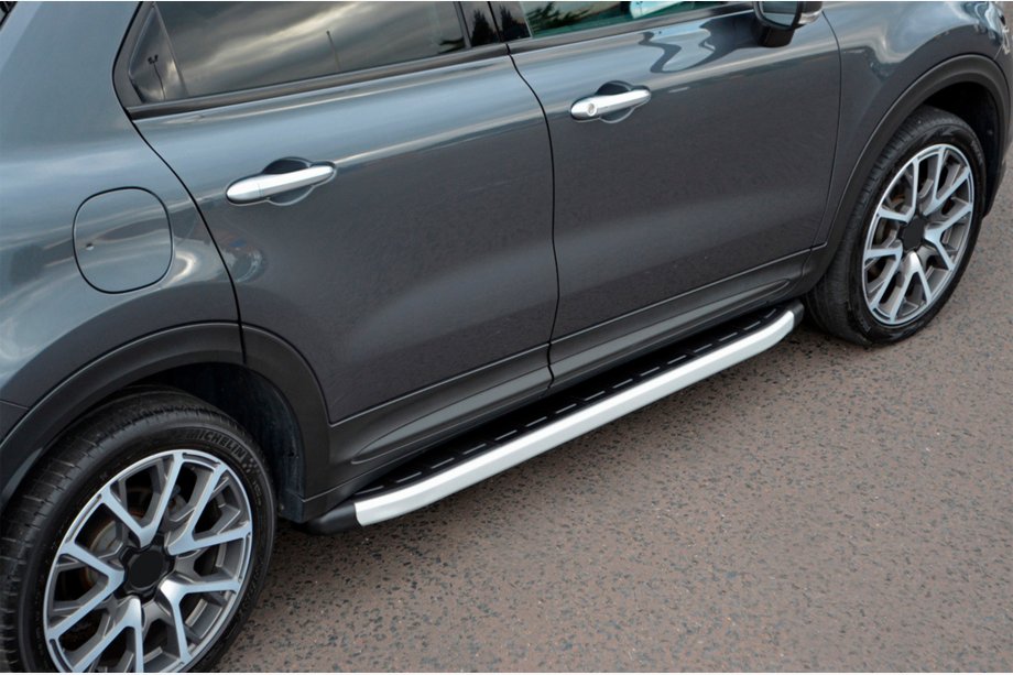 Fiat 500X 2014-2024 Pedane Laterali Fullmond (2 pz, Alluminio) Image