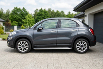 Fiat 500X 2014-2024 Pedane Laterali Maydos V2 (2 pz, Alluminio e Acciaio Inox) foto 1