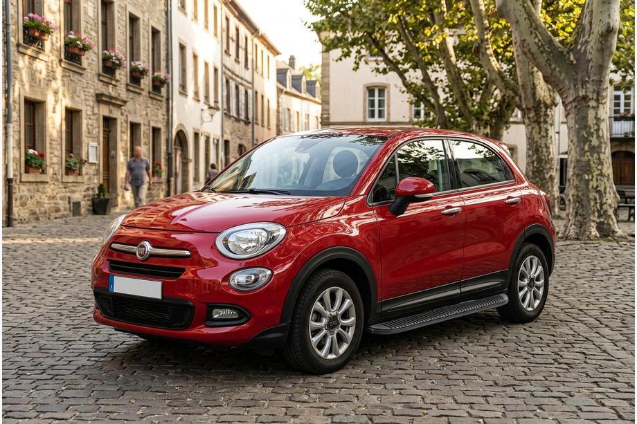 Fiat 500X 2014-2024 Pedane Laterali Tayga Black (2 pz, Alluminio) Image