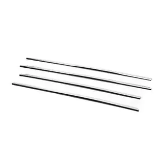 Modanature cromate finestrini (4 pz) Fiat 500X 2014-2024 foto 3