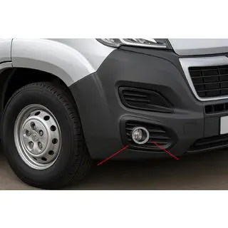 Coperture cromate per fendinebbia (acciaio inox) foto 1