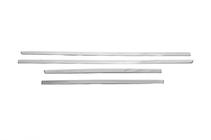 Hyundai Tucson TL 2016-2021 Modanature porta acciaio inox strette set 4 pezzi foto 2