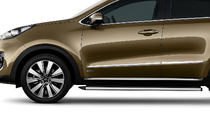 Kia Sportage 2015-2021 Modanature Porte Acciaio Inox (4 pz) foto 3