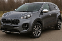 Kia Sportage 2015-2021 Coperture Specchietti (2 pz, Acciaio Inox) foto 3
