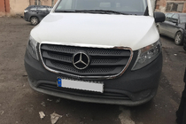 Mercedes Vito/V-class W447 2014- Cornice griglia (2 pz, acciaio inox) foto 3