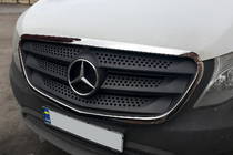 Mercedes Vito/V-class W447 2014- Cornice griglia (2 pz, acciaio inox) foto 5