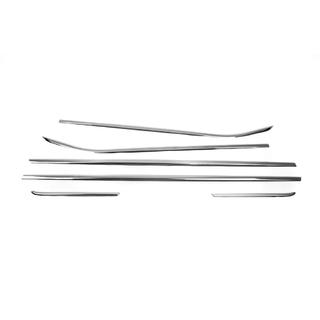 Cornici Finestrini (6 pz, Acciaio Inox) foto 3