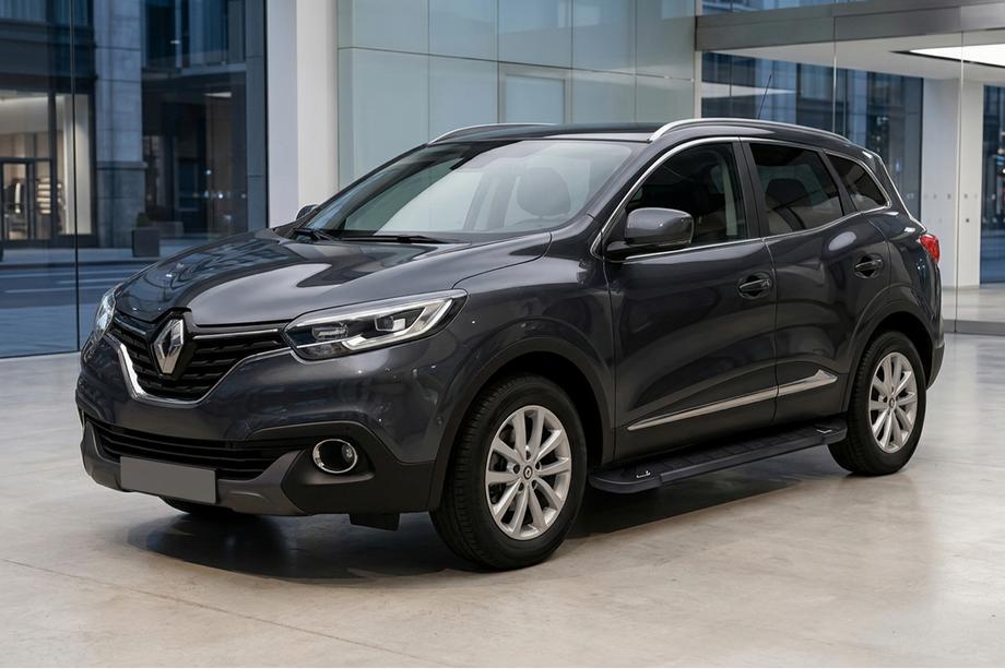 Renault Kadjar 2015-2022 Pedane Laterali RedLine Black (2 pz, Alluminio) Image