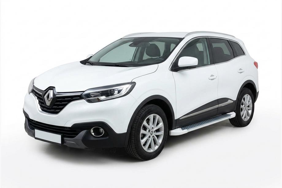 Renault Kadjar 2015-2022 Pedane Laterali Allmond White (2 pz, Alluminio) Image