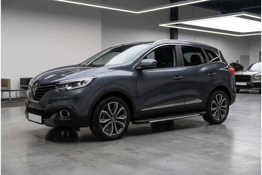 Renault Kadjar 2015-2022 Pedane laterali Bosphorus Grey (2 pz, alluminio) Image
