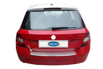 Skoda Fabia 2014-2021 Protezione paraurti posteriore acciaio inox foto 1