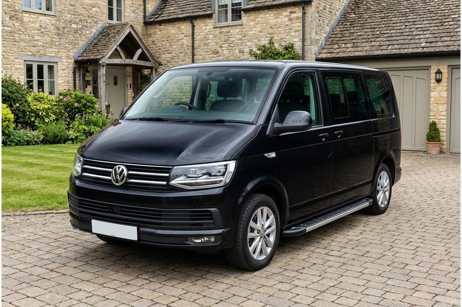 Volkswagen T6 2015-2024 Pedane Laterali RedLine V1 (2 pz, Alluminio) Image