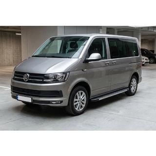 Pedane Laterali Duru (2 pz, Alluminio) Volkswagen T6 2015-2024 foto 1