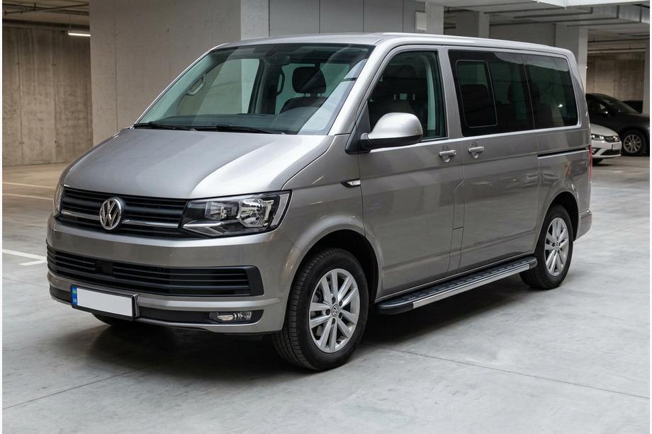 Volkswagen T6 2015-2024 Pedane Laterali Duru (2 pz, Alluminio) Image
