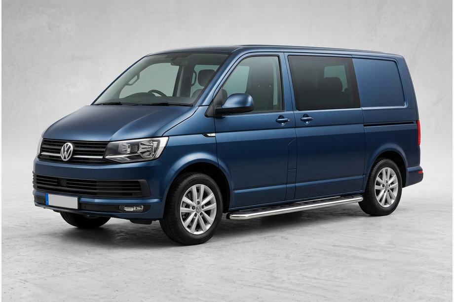 Volkswagen T6 2015-2024 Pedane Laterali Maydos V1 (2 pz, acciaio inox) Image