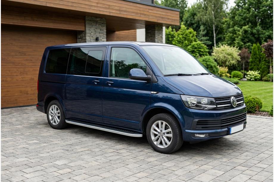 Volkswagen T6 2015-2024 Pedane Laterali Tayga Grey (2 pz, Alluminio) Image
