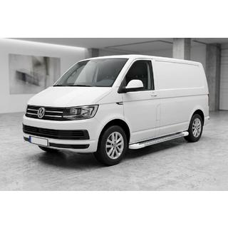 Pedane Laterali Allmond White (2 pz, Alluminio) Volkswagen T6 2015-2024 foto 1