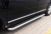 Volkswagen T6 2015-2024 Pedane Laterali Maydos V2 (2 pz, acciaio inox) foto 1