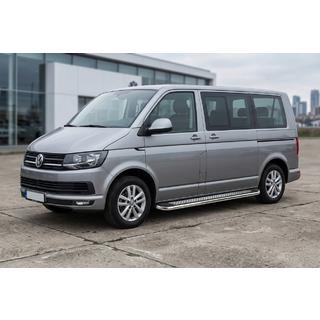 Pedane Laterali Maydos V2 (2 pz, acciaio inox) Volkswagen T6 2015-2024 foto 1