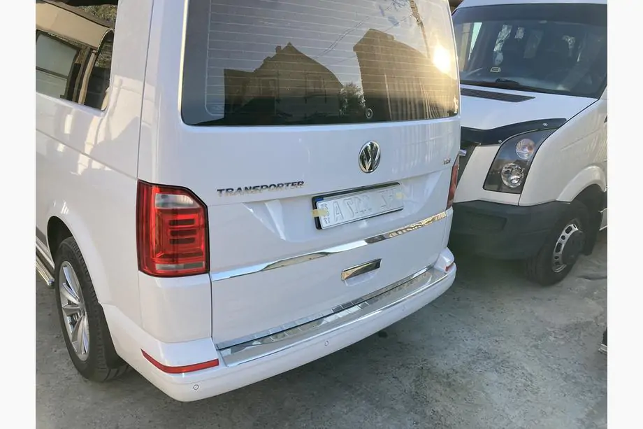 Volkswagen T6 2015-2024 Cornice Targa Acciaio Inox Image