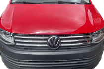 Volkswagen T6 2015-2024 Coperture Griglia Cromate 2015-2019 (4 pz, acciaio inox) foto 4