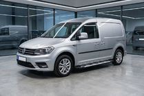 Volkswagen Caddy 2015-2020 Pedane Laterali Sunrise (2 pz, Alluminio) foto 1