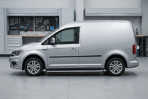 Volkswagen Caddy 2015-2020 Pedane Laterali Tayga Grey (2 pz, Alluminio) foto 1