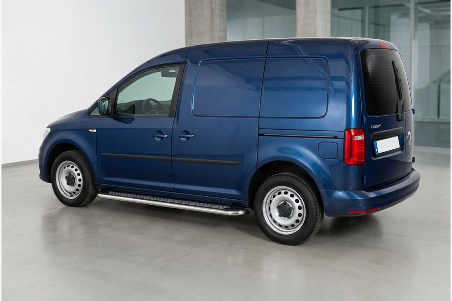 Volkswagen Caddy 2015-2020 Pedane Laterali Maydos V2 (2 pz, Alluminio e Acciaio Inox) Image